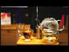 Victoria Glass Tea Kettle & Cup Set