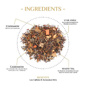 White Queen Spiced Saffron & Cinnamon White Tea White Tea The Kettlery 